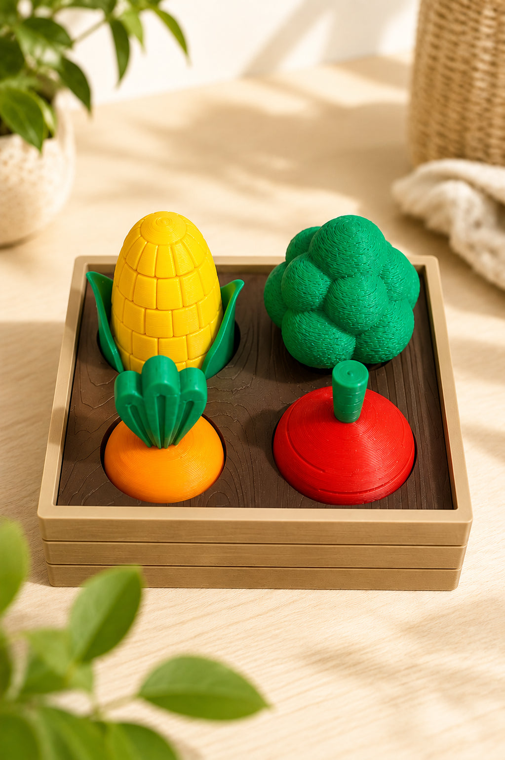3D Printed Vegetable Sorting Toy