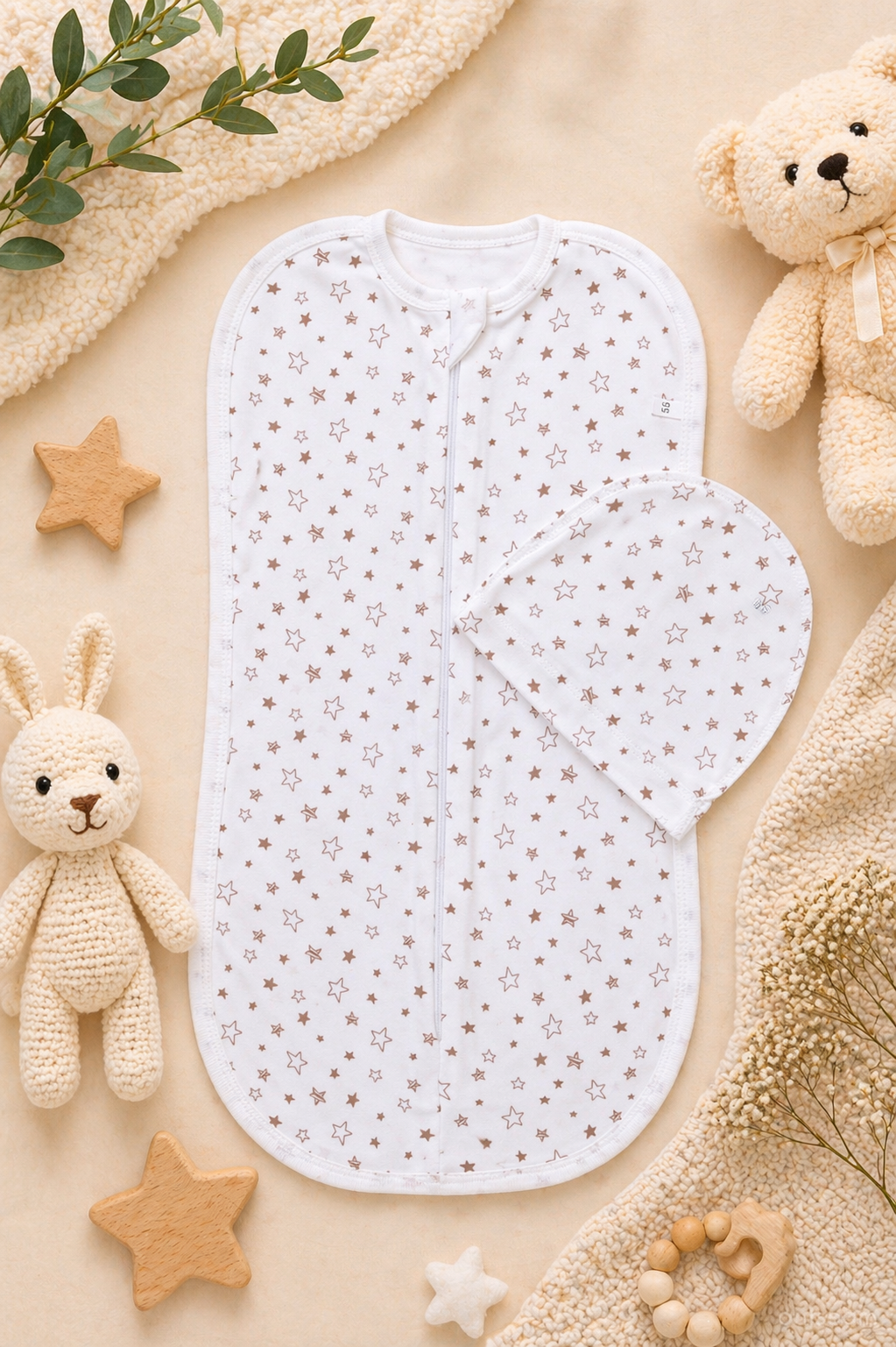 Newborn Sleep Cocoon - Stars